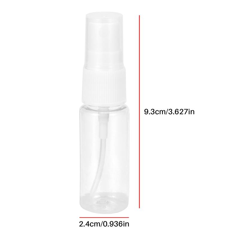 T02C!24Pcs 20Ml Transparent Empty Spray Bottles Portable Refillable Fine Mist Sprayer Bottles