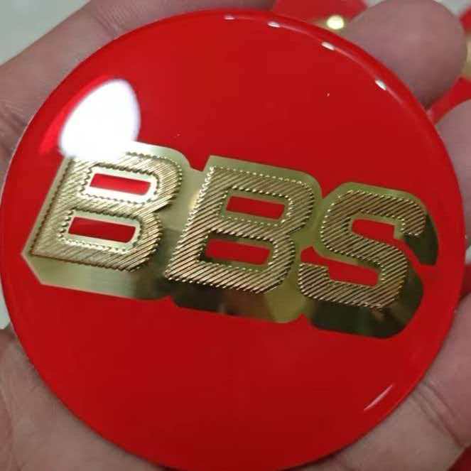 4pcs BBS Emblem hub caps 68mm 75mm Acrylic PMMA Planar Surface BBS Car Wheel Hub Center Cap Hub For Car Center HubCaps 68mm ID62mm&Black Caps