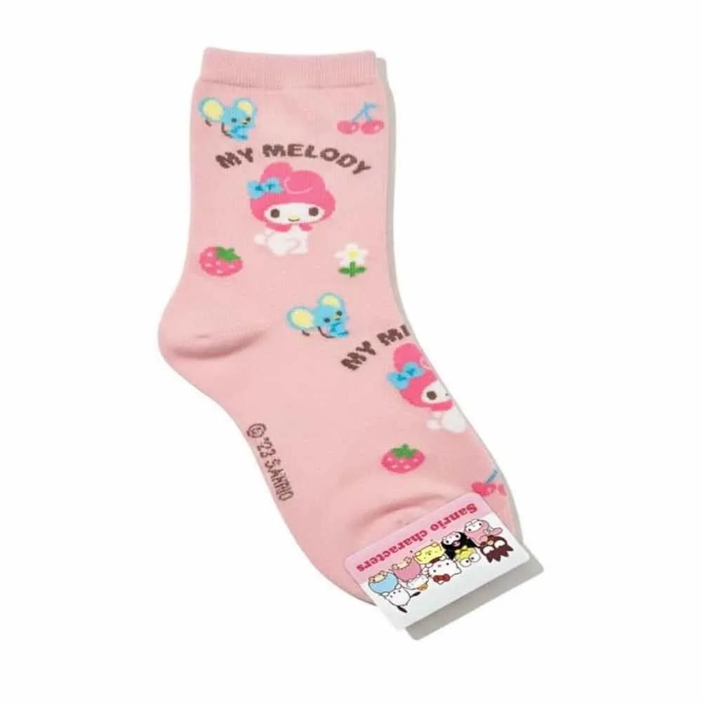 Sanrio socks, My Melody girls socks, middle school socks