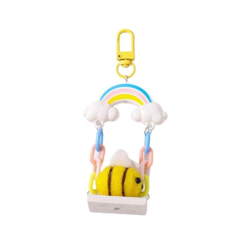 

Swing Bees/Pig Bag Charm for Purses Handbags Bag Accessories Fashion Animal Key Charms Car Keyrings