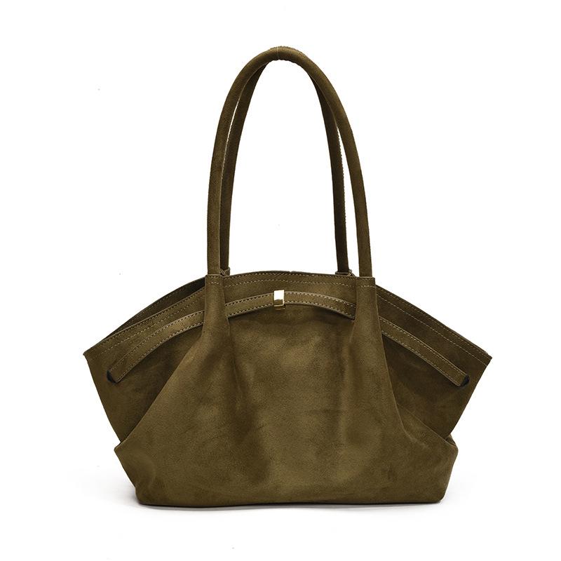 2025 Women's Suede Tote Bag - Large Capacity, Frosted Finish, Versatile Handbag for Autumn/Winter