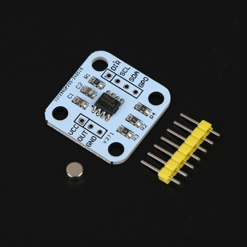 As5600 Magnetic Encoder 12Bit High Precision Angle Measurement Sensor Module Magnetic Induction