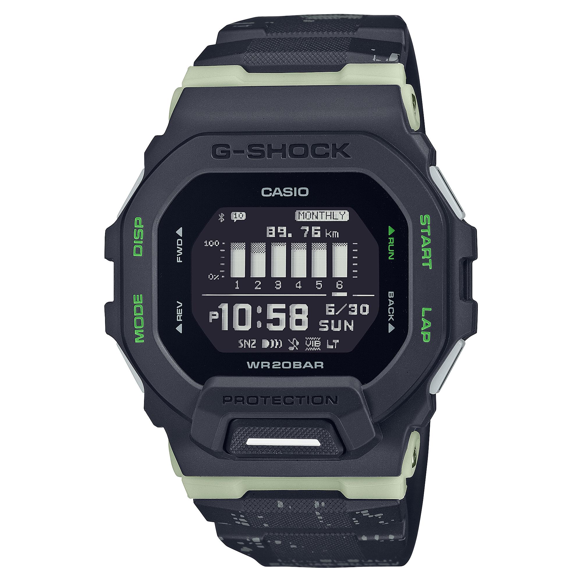 Casio G-SHOCK Men s Resin 200M Water Resistant Shock Resistant Quartz Watch GBD-200LM-1