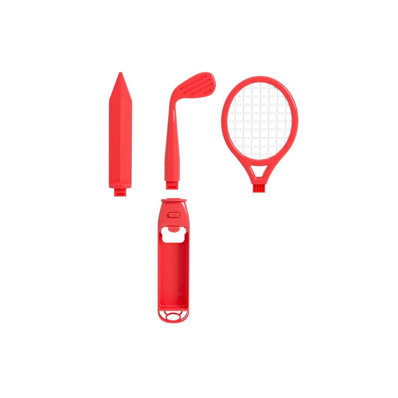 Switch Sports Set Sportivo Somatosensoriale 18 in 1, Racchette, Cinghie da Polso, Cinghie per Gambe, Impugnatura, Mazza da Golf, Set Sportivo Spada Laser Accessori