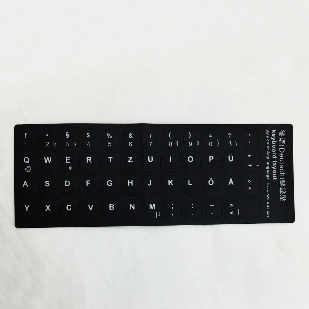 Multi-Language Keyboard Stickers Keyboard Decal Alphabet Button Layout Letter Protective Film