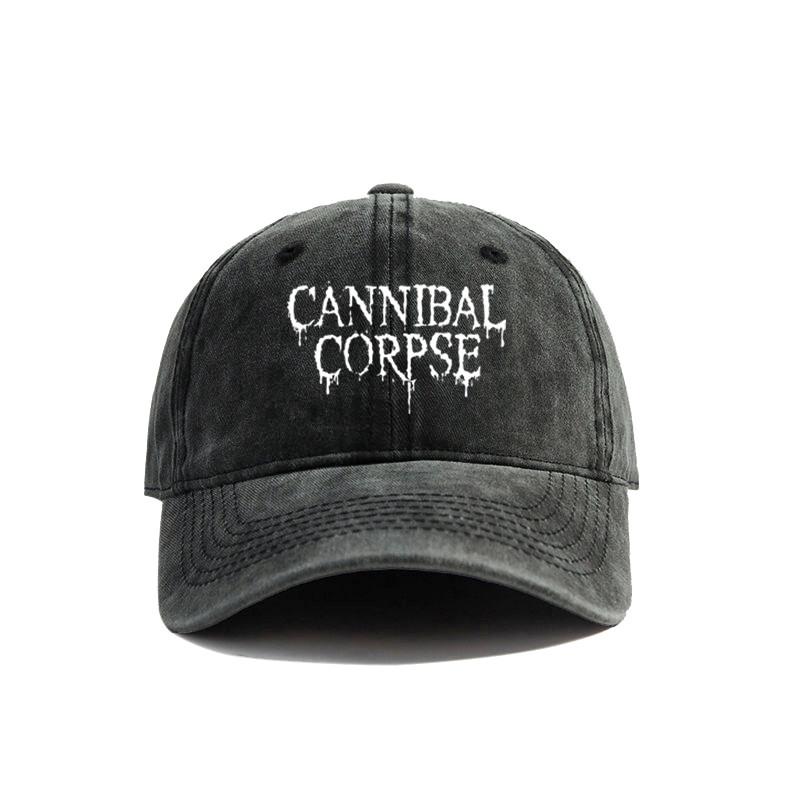 Cannibal Corpse Baseball Cap Summer Distressed Dad Hats Unisex Outdoor Adjustable Cotton Caps MZ-433