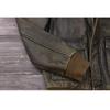 Chinese Size Classic Military A2 Air Force Leather Flight Jackets Vintage Stonewashed Cow Leather Jacket Men Soft Cowhide Mens Coat