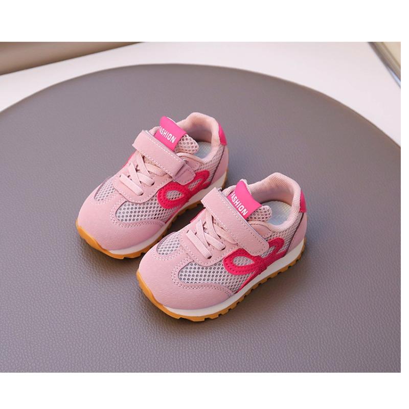 Children's Forrest Gump Shoes Spring and Summer Breathable Mesh Sneakers Girls Board Shoes Boys Low-top Running Shoes Baby White Shoes