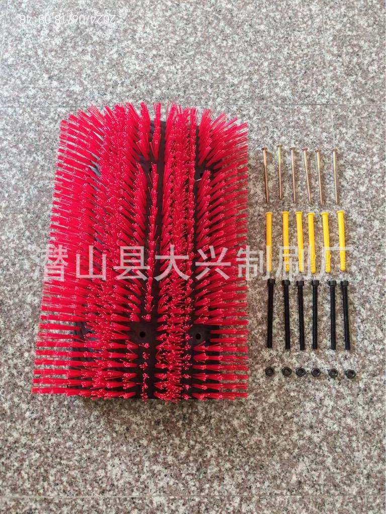 Bardzo Duża Składana Szczotka do Ciała Krowy – Trójsekcyjna Rolka do Masażu i Drapania do Czyszczenia Zwierząt Gospodarskich