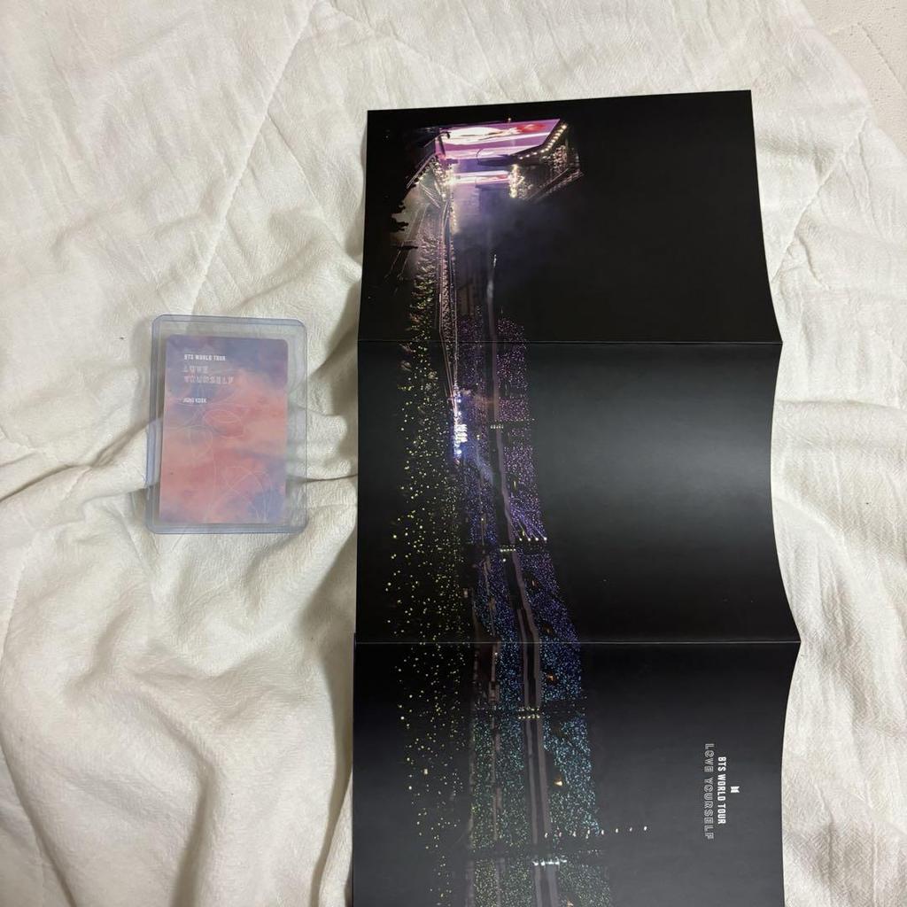 [USED] [Official] BTS LOVE YOUR SELF DVD with Jungkook Trading Card