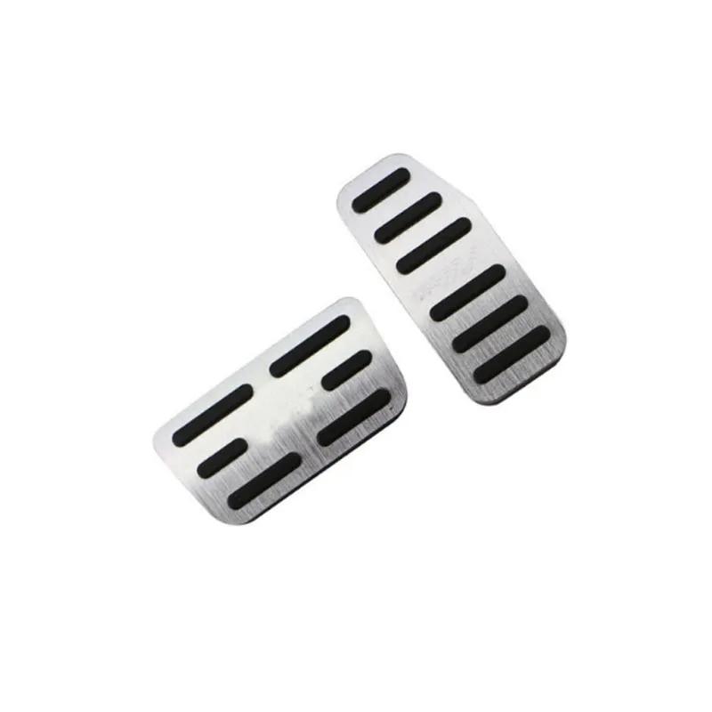 

Мой хороший автомобиль, 2 шт./компл., автомобильные педали, защитный чехол для педали тормоза и газа для Honda Fit Jazz 2011-аксессуары серебряный