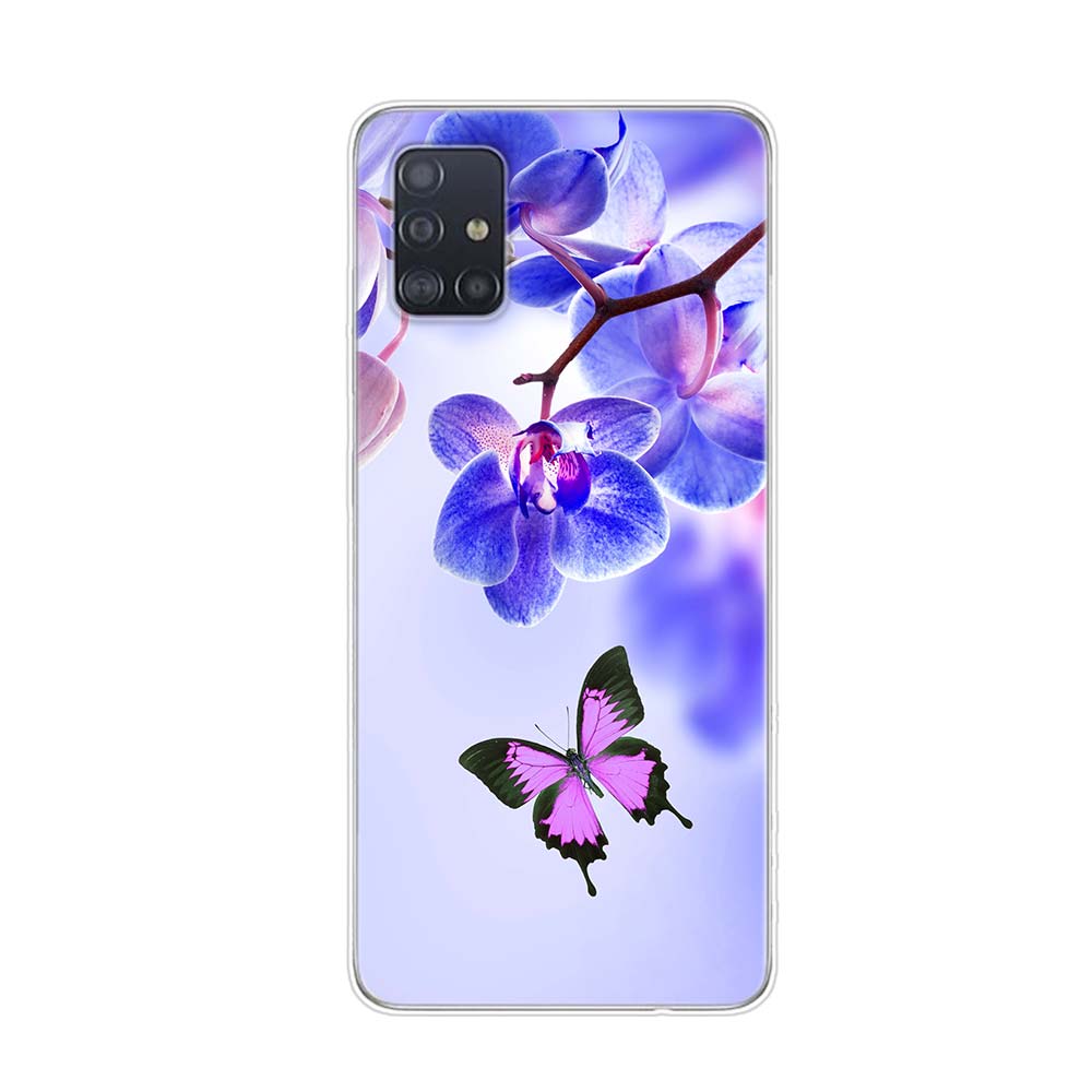 Cute Butterfly Fashion For Samsung Galaxy A01 A11 A12 A22 A21S A31 A41 A42 A51 A71 A32 A52 A72 A02S Soft Phone Case