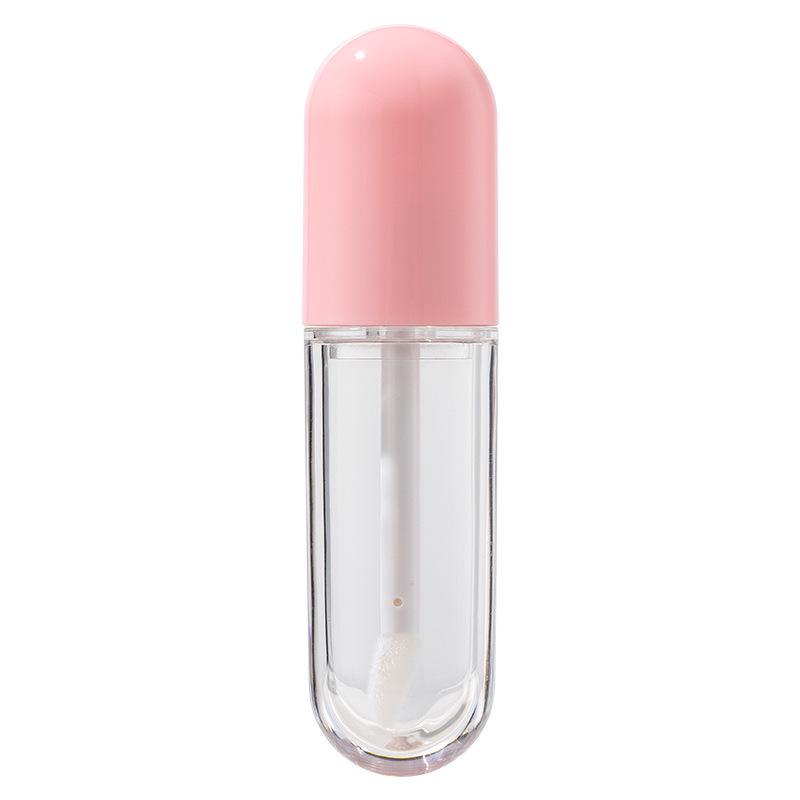 4ml Oval Lip Oil Tube with Silicone Brush Head - Customizable Logo