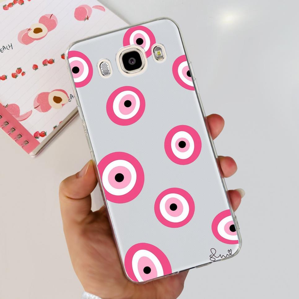 For Samsung Galaxy J5 2016 J7 2016 Phone Case Smiling Astronaut Painting Clear Housing On Samsung J7 2016 J 5 7 Galaxy Bumper