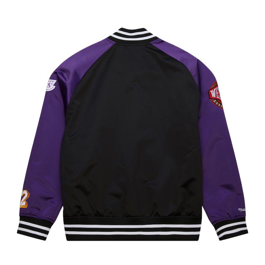 Mitchell Ness X NBA Jackets & Coats Men's Black/Purple JK8062-LALBLCK