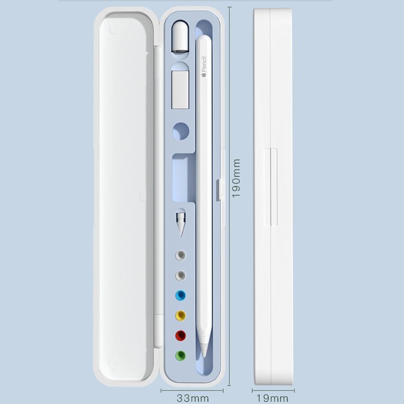 Portable For Apple Pencil 2 1 Case Storage Box Pouch Pen Holder Stylus Cover For Apple Ipad Pencil 1St 2Nd Gen Plastic Cases