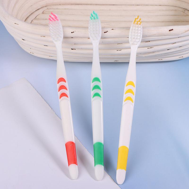 

10Pcs/Set Packed Soft Bristle Bamboo Charcoal Black Hair Toothbrush Oral Cleaning Tools