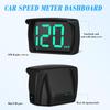 PartyKindom for Cars: Digital Speed Meter Speedometer HUD Dashboard Speed Meter with USB Cable Plug for Cars Trucks