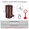 Kit di Raccolta Acqua Piovana Resistente ai Raggi UV Impermeabile Barile per Pioggia Kit Deviazione Barili Portatili per Raccogliere Acqua Piovana-ABSW