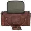 25" Wide Leather Large Travel Luggage Vintage Overnight Weekend Duffel Gym Bag