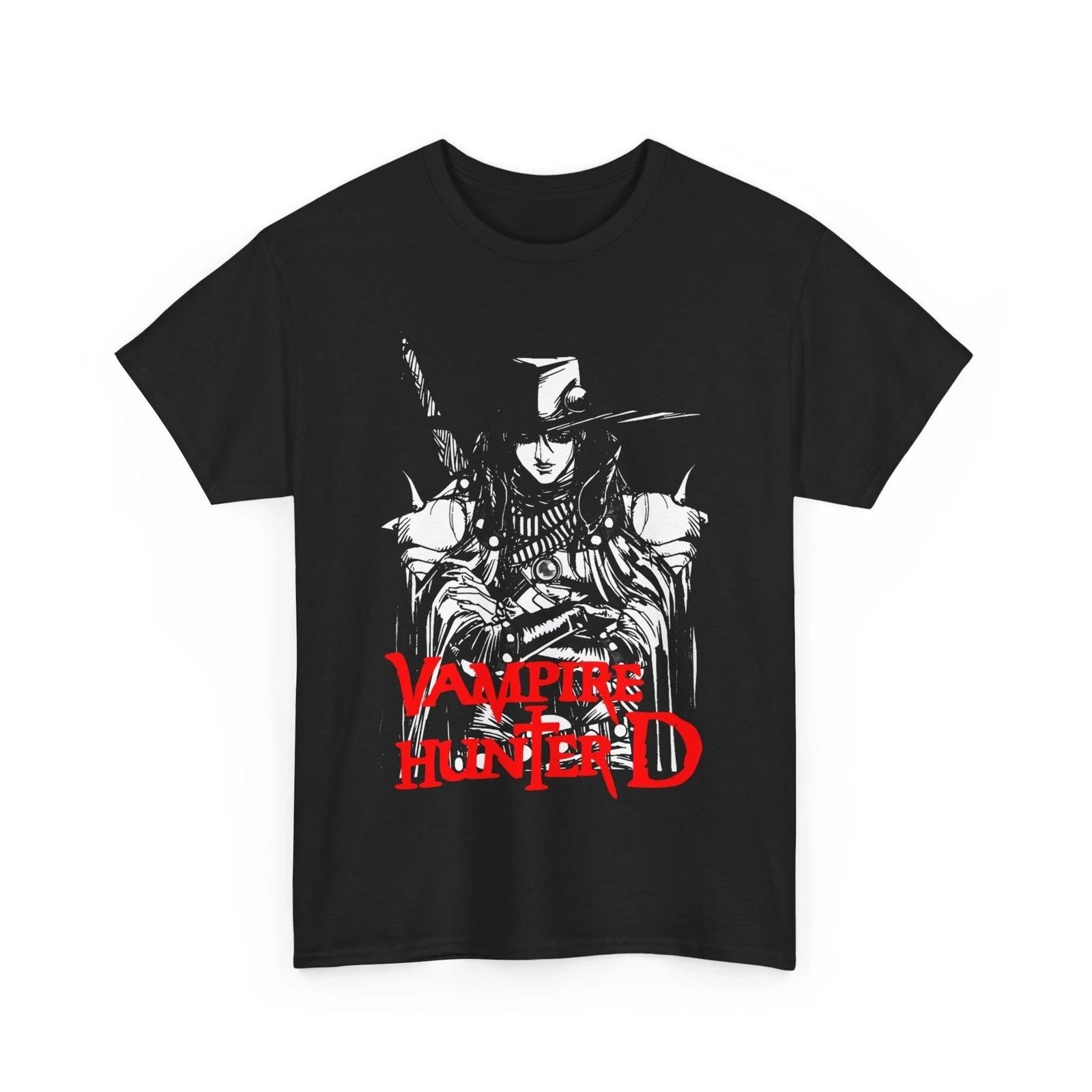 2026 New Year Vampire Hunter D Bloodlust Retro Anime T-shirt, Anime Vampire Hunter D Bloodlust Retro Anime T-shirt 4XL