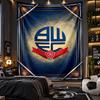 Wall Hanging Tapestry Bolton Wanderers FC Print Cloth for Living Room Bedroom Home Decor
