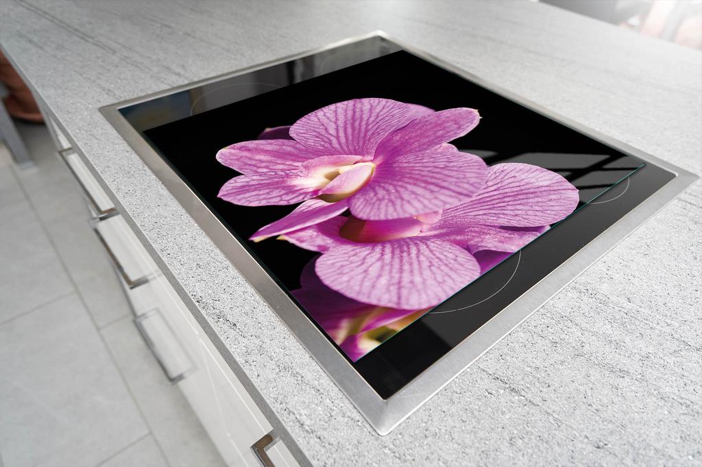 SZKLANA DESKA DO KROJENIA 52x40 ORCHIDEA
