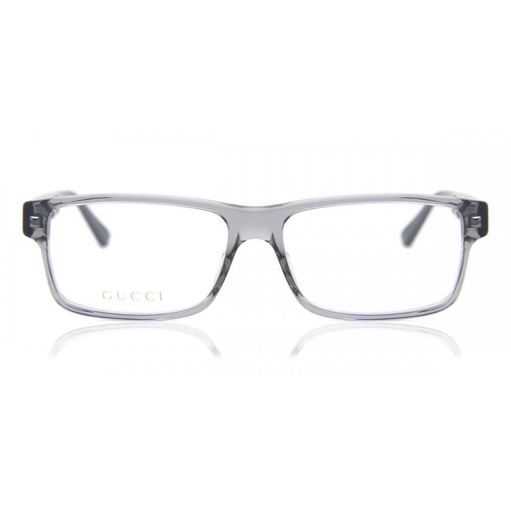 

Gucci Gg0752o 003 Men Eyeglasses Transparent Grey/56