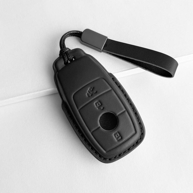Genuine Leather Key Cover for New Mercedes C200L GLC260L A180L E300L
