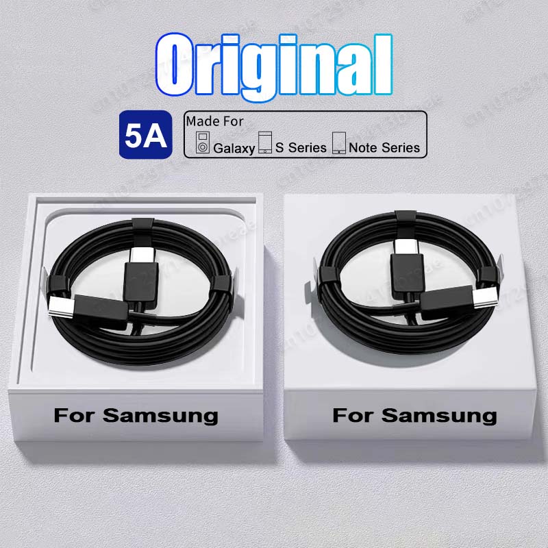 NNBILI 1-2PCS PD45W Quick Cable For Samsung Galaxy S20 S22 S23 Ultra Note 10 20 A53 54 Super Fast Charging USB Type C Data Cable