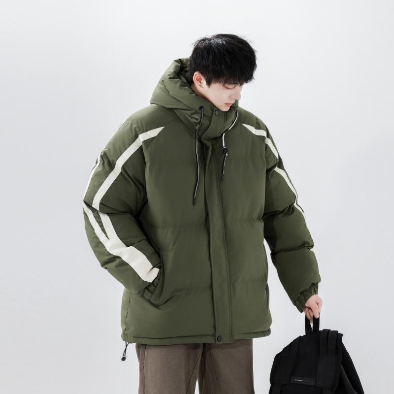 Chaquetas cálidas acolchadas de algodón, chaquetas acolchadas de algodón de invierno, chaquetas de hombre, modernas, sencillas y modernas