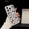 Bracelet Chain Phone Case For iPhone 17 16 15 13 14 for 17Air 17 12 14 16 Pro 17 14 16 Pro Max Sparking Diamond Cute Pattern Hard Cover With Lanyard