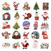 10/30/50pcs Cute Christmas Series Stickers Kawaii Cartoon Santa Claus Sticker Water Bottle Suitcase Phone Graffiti Decals Decor
