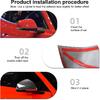 CheroCar Side Door RearView Mirrors Cover Rear View Mirror Caps Trim for Ford Mustang 2015 2016 2017 2018 2019 2020 2021 2022 2023 2024 2025,Carbon