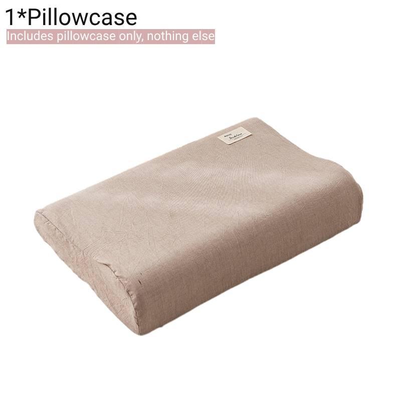 Hypoallergenic Cotton Latex Pillowcase Soft And Skin-friendly 50x30cm Memory Foam Pillow Cover All Seasons Pillowcase