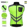 1 Lightweight Windproof Cycling Vest With Reflective Stripes Road Bike Riding Outdoor Sports