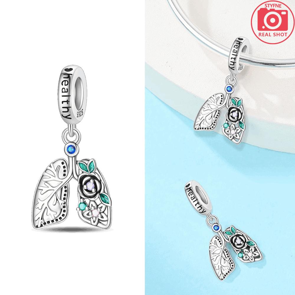 Authentic Copper Medical Care Collection Pendant Tooth Toothbrush Medicine Box Ambulance Bead Compatible With Bracelets Diy Gift Women Jewellery