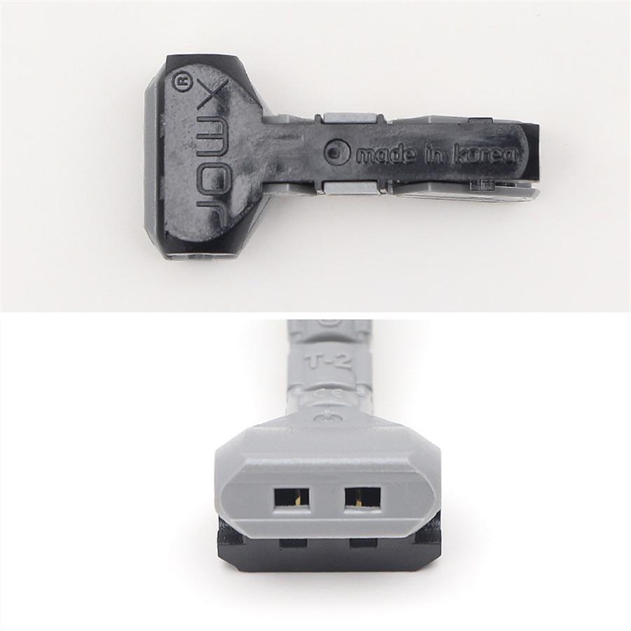 20PCS Universal For 1 Pin 18AWG 0.75SQMM Non-stripped T Type Wire Cable Connector Joint Quick Splice Crimp Terminals Terminator