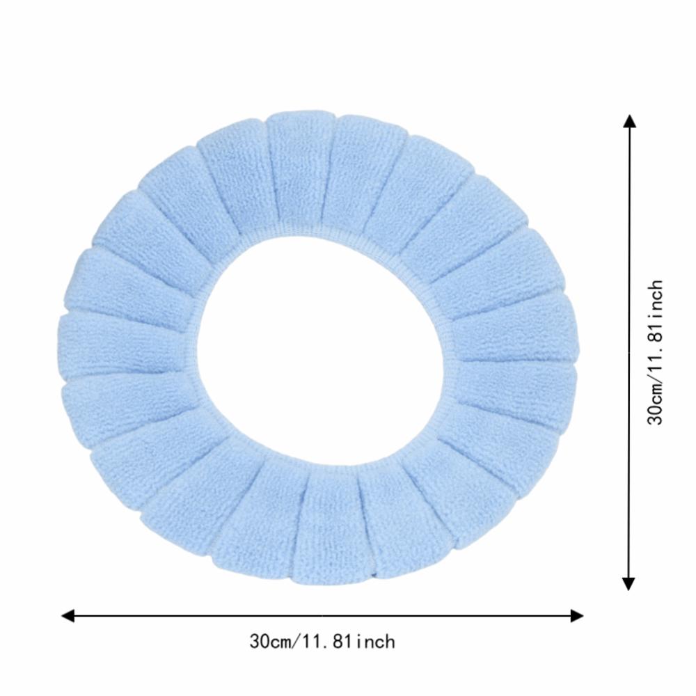 5 Pack Thickened Material Toilet Seat Cover 5 Color Combinations Toilet Seat Pad  RV Toilet