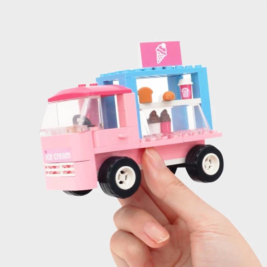 Oxford Town Food Truck Dessert Cafe Building Block Set Made in Korea