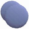 Seat Cushions 2 Pcs Denim Blue Ø50 X 19 Cm Fabric