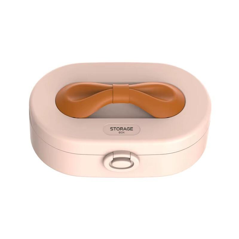 RSINC Travel Jewelry Case & Organizer with Mirror Women Girls Jewelry Case Cream JL186905953583