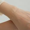 LUNNE 14k Cut Stone Ball Bracelet (14k Gold) #BR04