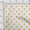 oneOone Cotton Flex Chocolate Brown Fabric Polka Dots Dots Sewing Fabric By The Yard Printed Diy Clothing Sewing Supplies 40 Inch