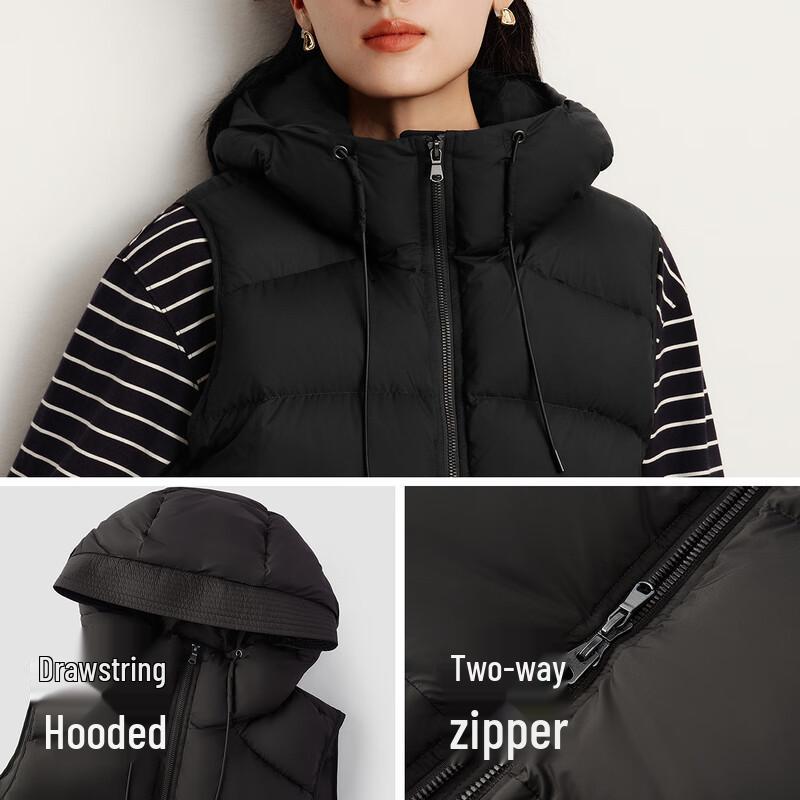 Semir Women's Hooded 90% Down Vest