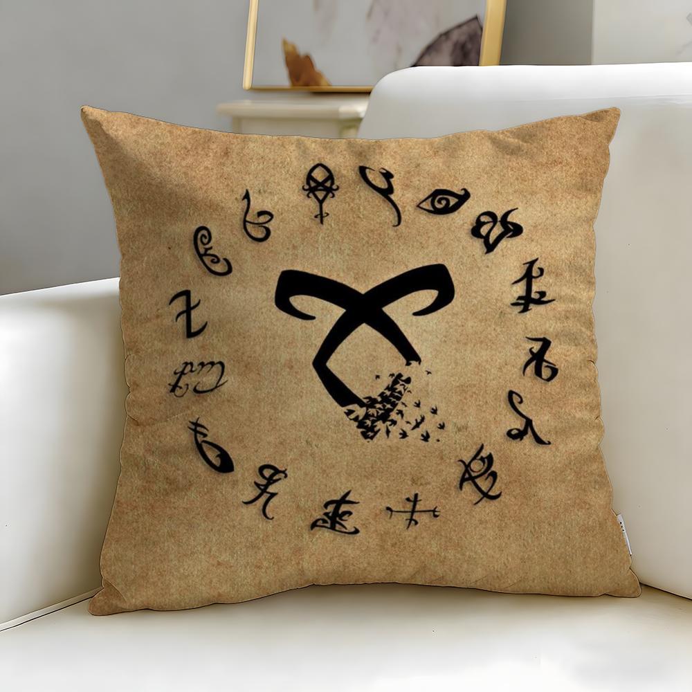 classic TV series Shadowhunters Cushion Cover Soft EasyWash Pillow Case Versatile for Couch Bed Travel and Office