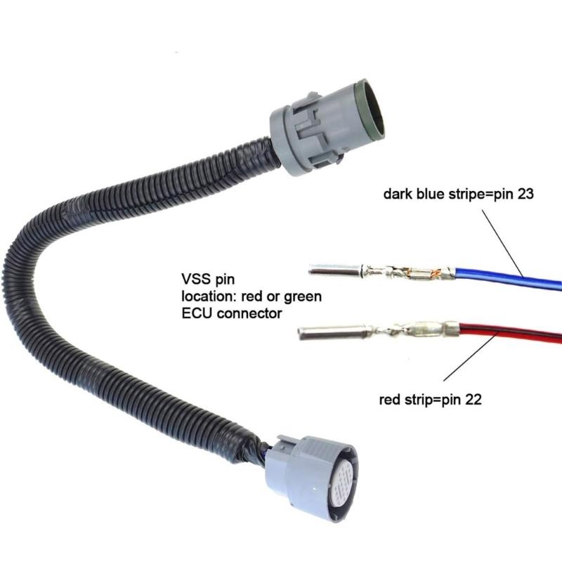Vehicle Transmission Adapter Harness Connector Adapter, Suitable for 4L60E 4L80E Models, Includes VSS Plugs LM7 LQ4 5.3