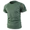 Men Summer Round Neck Tactical Military T-Shirt Men Camouflage Army Green Short Sleeve Tee Breathable Lightweight Quick-Dry Half Sleeve Top Daily Wear