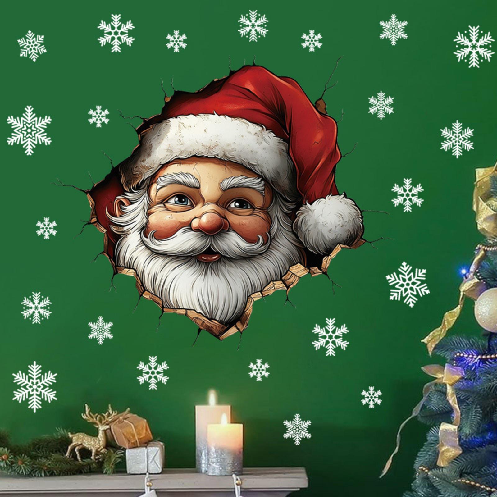 

Съемные статические наклейки на окна - Многоразовые наклейки на окна без остатка для сезонного и делового декора One Size