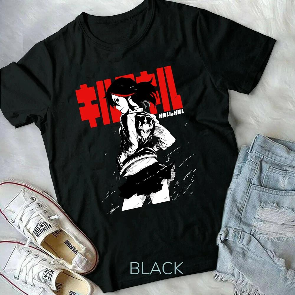 Kill La Kill Ryuko Matoi Anime Harajuku Japanese new Unisex Shirt Black S
